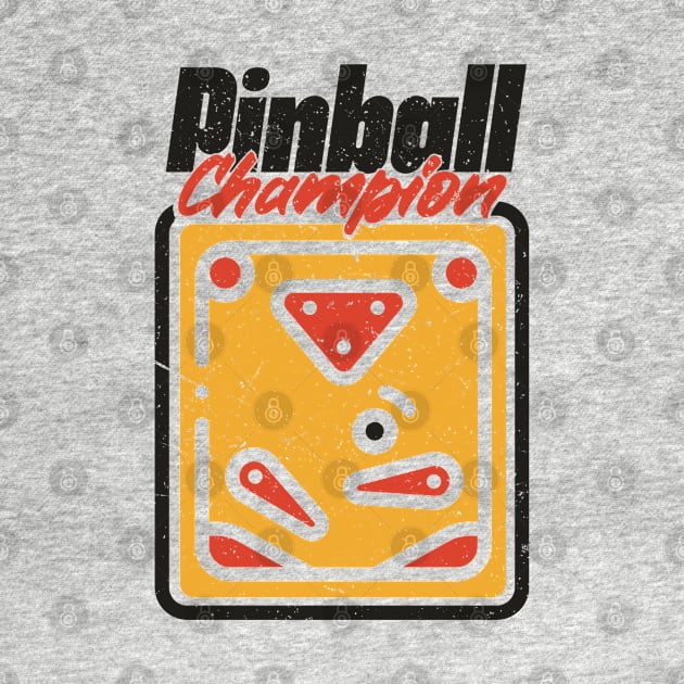 Vintage Pinball Champion by Issho Ni